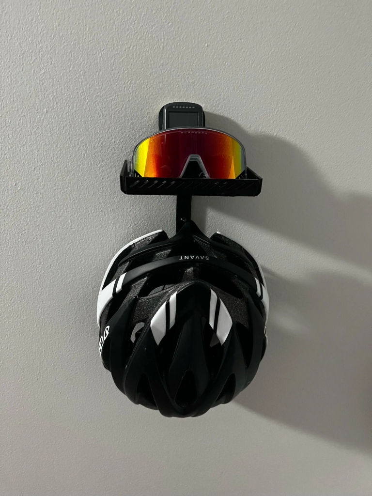 Suporte para Capacete e Óculos de Bicicleta