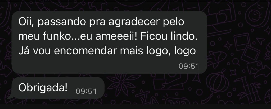 Depoimento do cliente — Satisfação com a entrega rápida